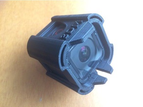 gopro hero 45 session frame camera case mount 3d print model - Mito3D