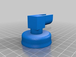 kap filament tutucu şişe 3d yazıcı aksesuarlar 3d print model - Mito3D