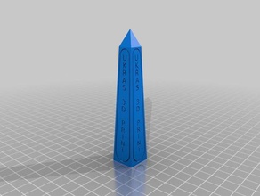 obeliks de los edificios estructuras personalizado 3d print model - Mito3D