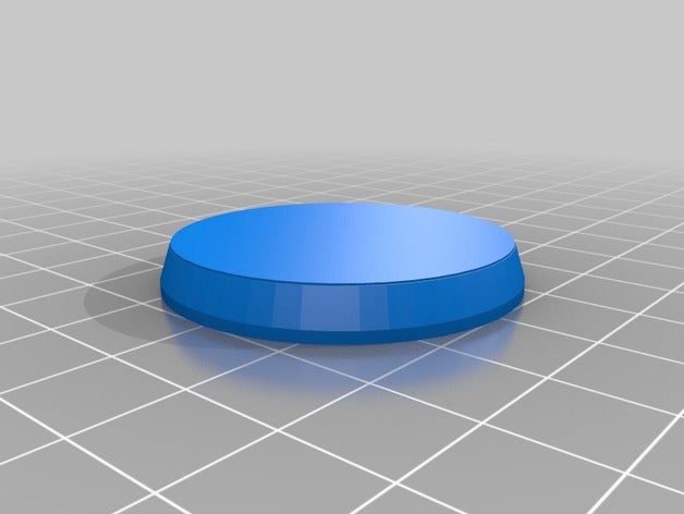 40mm diameter round base miniature props 40 millimeter circle model terminator 3D print model - Mito3D