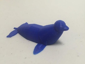 seal figure decor animal animals sea lion 3d print model - Mito3D
