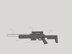 18 sniper rifele toys games 3d print model - Mito3D