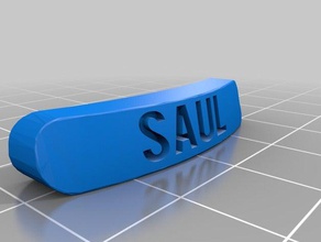 copy steel series rival nameplate engraved username 3d printing 3d print model - Mito3D