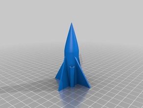 fab foguete brinquedos jogos voo foguetes rocketship 3d print model - Mito3D