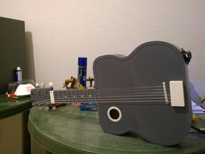 acoustic trevel-guitar pickup music 3d print model - Mito3D