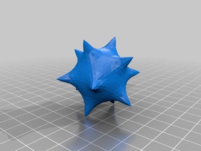 meu personalizados poliedro ccish subdivisão demoopenscad matemática 3d print model - Mito3D