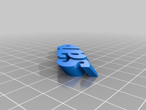 özelleştirilmiş iamburnystext sam organizasyon 3d print model - Mito3D