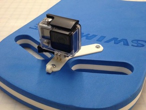 gopro chute placa de montagem câmera onshape 3d print model - Mito3D
