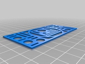 il mio personalizzati suddivisi superfici 2d arte 3d print model - Mito3D