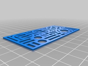 my customized subdivided surfaces 2d art 3d print model - Mito3D
