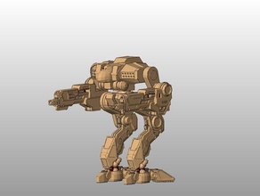 mwo style cougar battletech boardgame miniature outdated playsets 3d print model - Mito3D