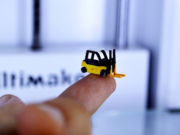chariot élévateur à fourche des véhicules 3D print model - Mito3D