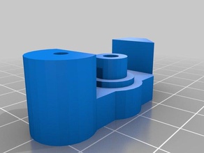 bowden extruder 175mm filament bearing arm 3d printer parts clamp 3d print model - Mito3D