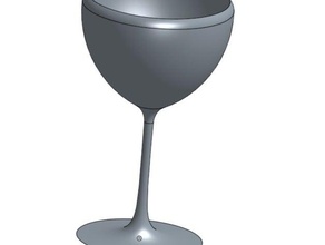 wine glass 3d printer accessories 3d print model - Mito3D