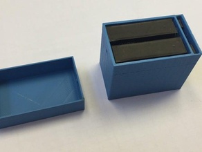 la batería de gopro almacenamiento cámara 3d print model - Mito3D