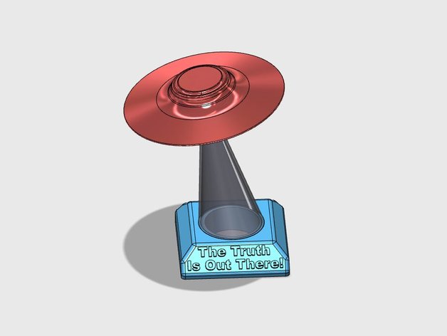 truth out there models abduction flying saucer spaceship ufo xfiles 3D print model - Mito3D