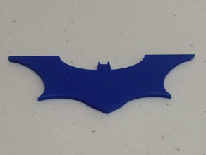 batarang işaretler logoları bat-sinyal batman dark knight 3d print model - Mito3D