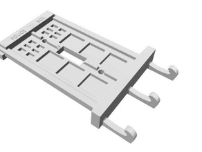 tardis lumière de plaque d'interrupteur à clé crochets ménage 3d print model - Mito3D