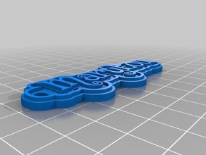 marylou keychain keychains customized 3d print model - Mito3D