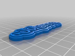 johanna keychain keychains customized 3d print model - Mito3D