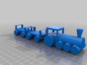 simple train véhicules 3d print model - Mito3D
