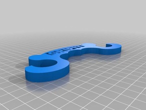 shopping bag carry handle other 3d print model - Mito3D