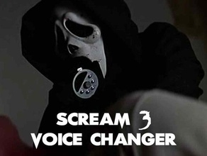 scream 3 voice changer oggetti di scena orrore film prop 3d print model - Mito3D