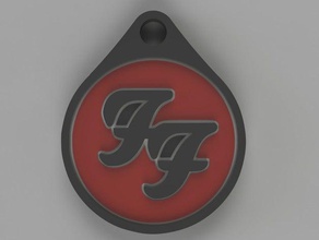 foo fighters kolye işaretler logoları 3d print model - Mito3D