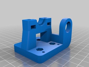 e3d-mount blower-Induktions-mount drucken 3d print model - Mito3D
