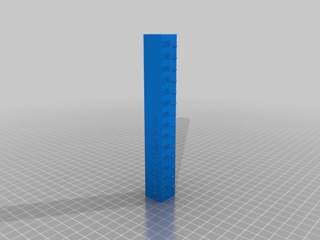 meine angepasste Temperatur-Kalibrierung Turm 3d drucken tests 3D print model - Mito3D