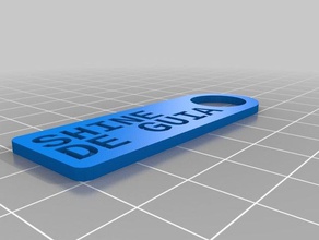 shine guiakey tag organization customized 3d print model - Mito3D