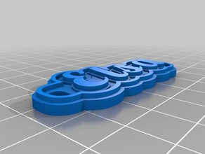 elsa Anahtarlık özelleştirilmiş 3d print model - Mito3D