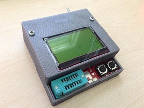 caso fish8840 transistortester exposto smd almofadas eletrônica 3d print model - Mito3D