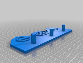 my customized key hanger customizer organization 3d print model - Mito3D