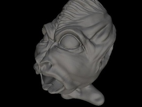 aqua ape Skulpturen 3d-Drucker 3d-drucken 3d-slash 3d print model - Mito3D