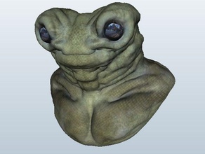 battle toad sculptures 3d printer printing slash frog 3d print model - Mito3D