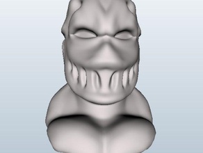 rick taylor buste sculptures L'imprimante 3d L'impression slash 3d print model - Mito3D