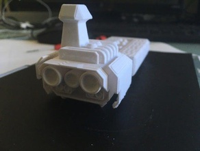 não mans céu cargueiro veículos jogos modelo nave espacial 3d print model - Mito3D