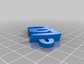 meu personalizados iamburnys v2text nome de chaveiro, pingente chaveiros 3d print model - Mito3D