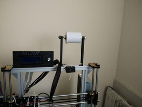 bearing spool holder roller 3d printer accessories 3d print model - Mito3D
