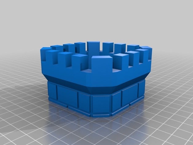 Würfel-Turm in Scheiben geschnitten - Spielzeug Spiel Zubehör 3D print model - Mito3D