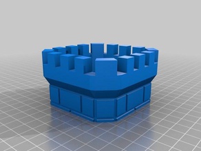 dados torre en rodajas de juguete juego accesorios 3d print model - Mito3D