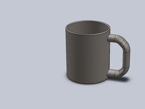coffee cup household 3d print model - Mito3D