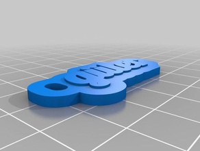g&uumller Anahtarlık özelleştirilmiş 3d print model - Mito3D