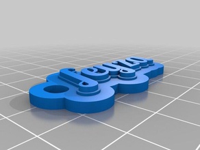 feyza Schlüsselanhänger angepasst 3d print model - Mito3D