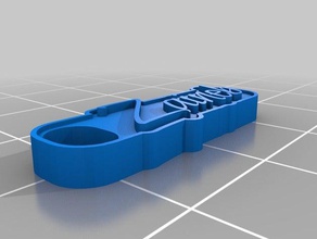 zaineb keychain2 keychains customized 3d print model - Mito3D