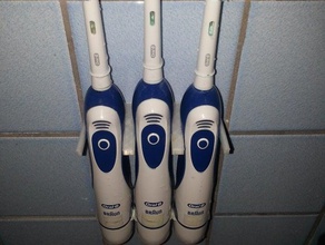 supporto per spazzolini da denti bagno spazzolino elettrico titolare 3d print model - Mito3D