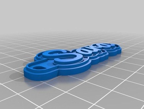 llavero de sara llaveros personalizado 3d print model - Mito3D