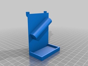 ikea jerker post peghole accesorio organización rápido sucio hoja de afeitar soporte la herramienta x-acto 3d print model - Mito3D