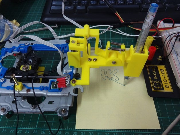 biaxial plotter mecânico brinquedos 3D print model - Mito3D